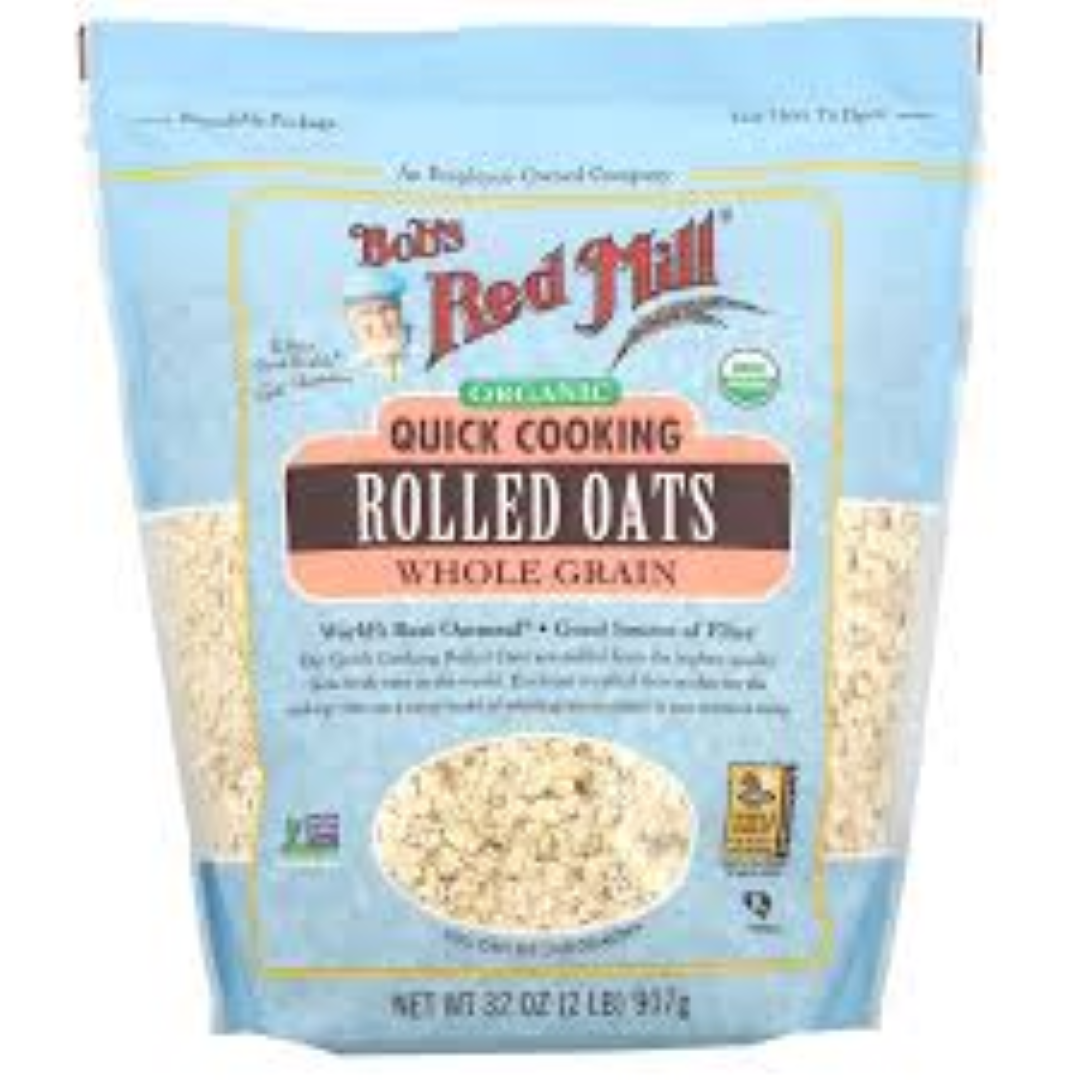 BOBS RM QUICK COOKING OATS 907G